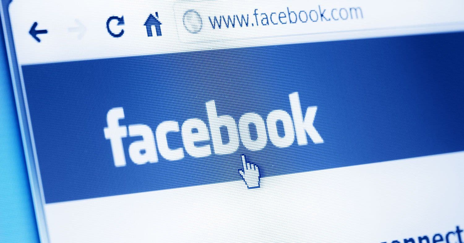 Clicking on Facebook